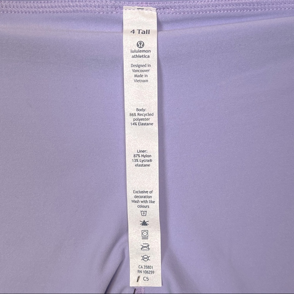 Lululemon Pace Rival Skirt II in Lilac/Wave Twist Lilac Caspian Blue 4 Tall - Picture 11 of 16